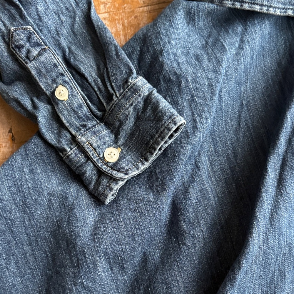 NWOT Ralph Lauren Denim Shirt Dress size 14 - Picture 4 of 7
